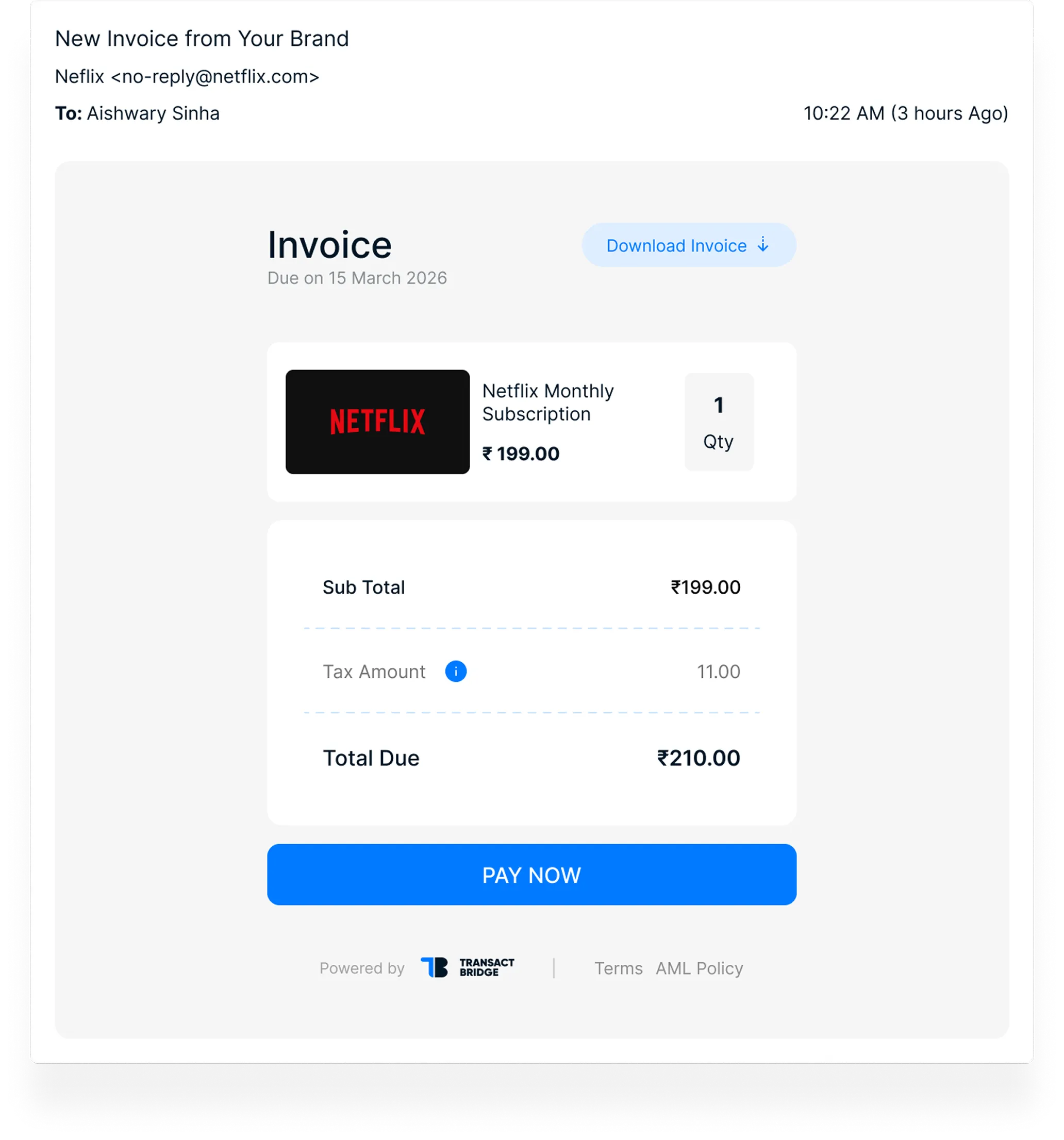 Transact Bridge Seamless Integration