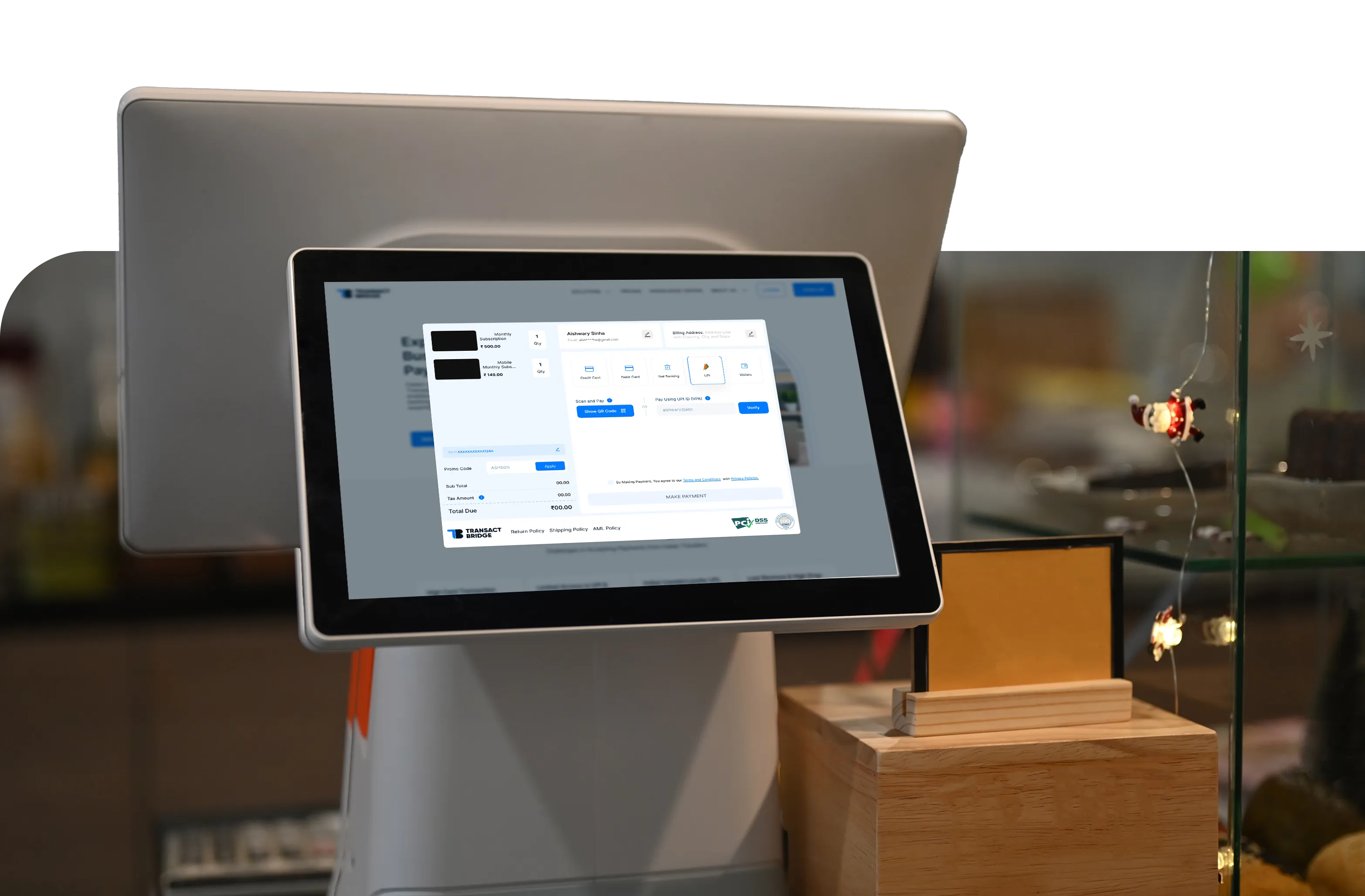  Transact Bridge Dashboard for Merchants